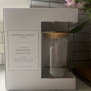 4 piece glass cup set